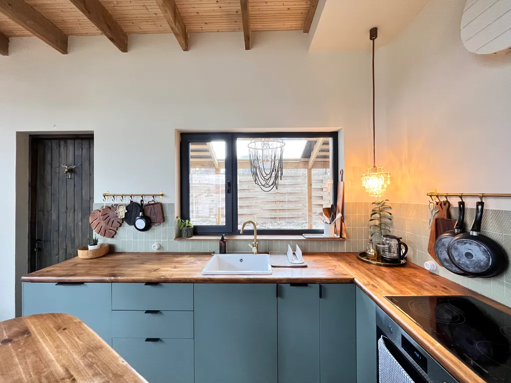 Дом с сауной и купелью с шикарным видом на озеро