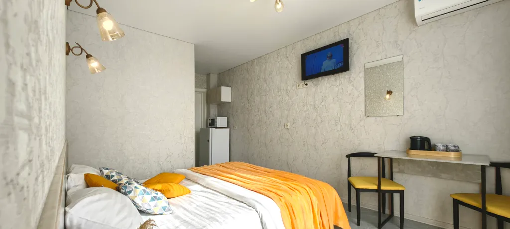 Уютный апарт плюс с балконом, отопление, беседка, парковка