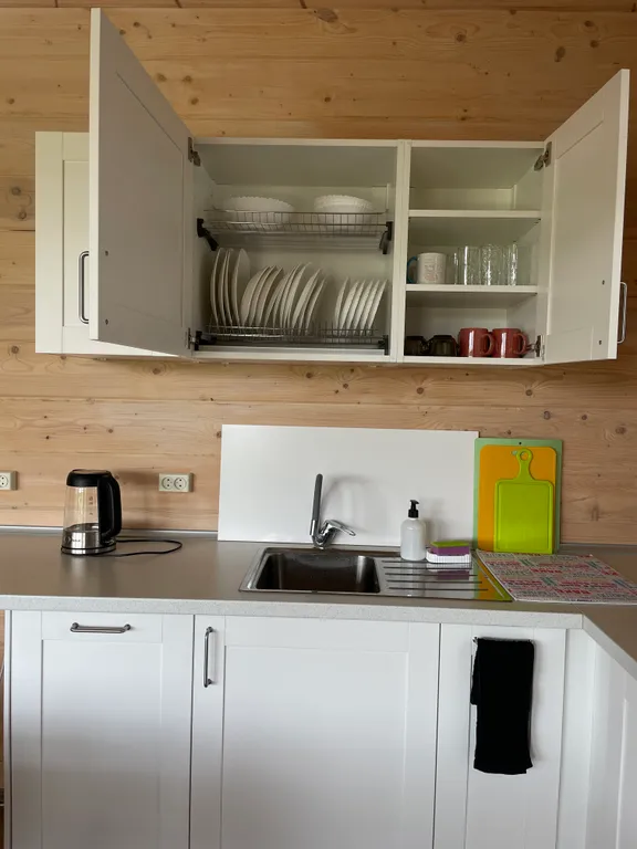 Дом для большой компании с видами на горы и озеро