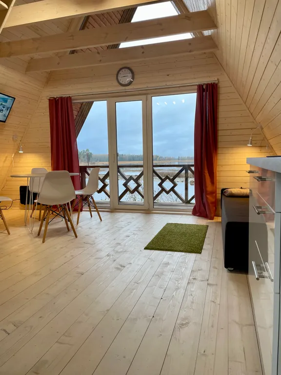 Дом-шалаш N3 с видом на Выборгский залив