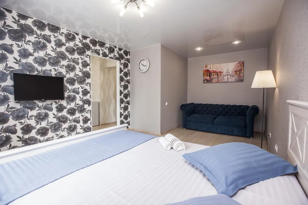 Квартира Квартира Blooming Paris Apartment — Самара