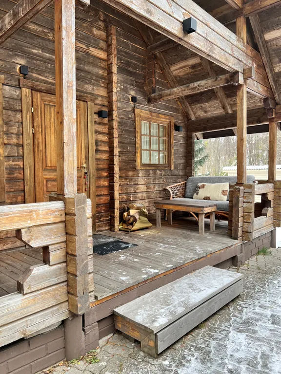 Домик с русской баней у моря