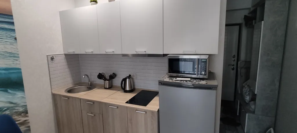 Уютная квартира-студия на самом берегу Черного моря в элитном ЖК