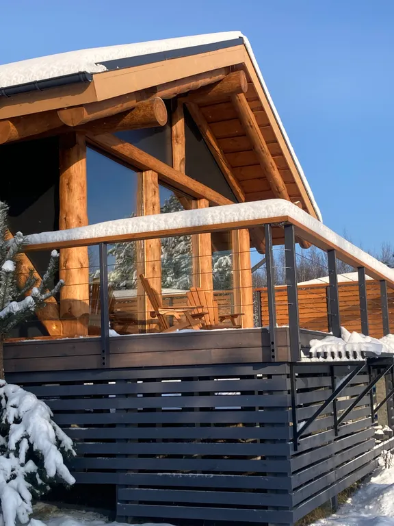 Премиум Шале с панорамным душем, стабильным интернетом, скидки до 60%