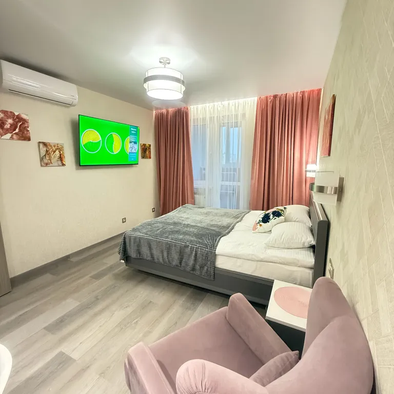 Новая квартира, со стильным интерьером, рядом с канатной дорогой