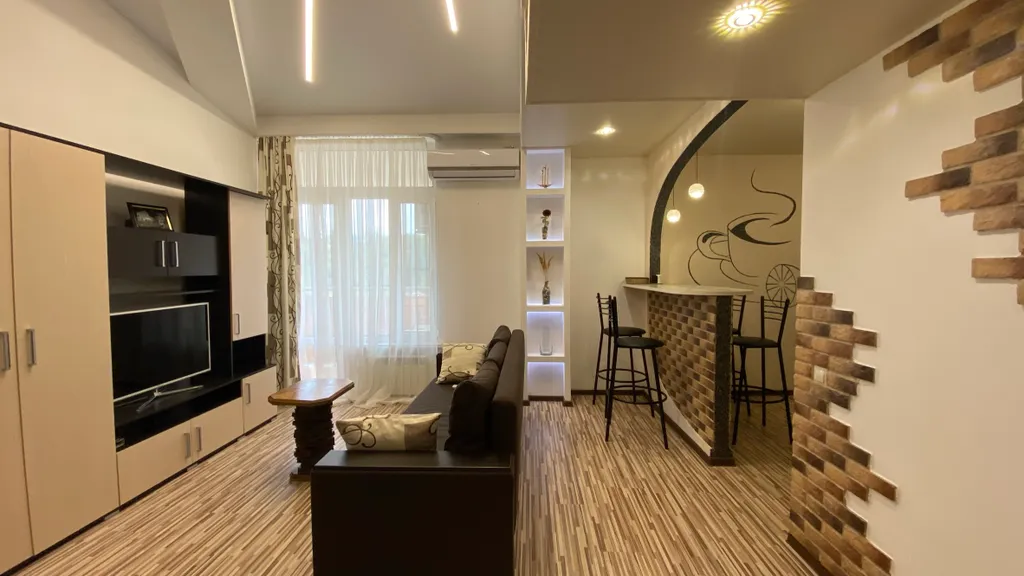 Квартира Квартира Двухуровневый пентхаус Abri Luxe возле моря — Адлер
