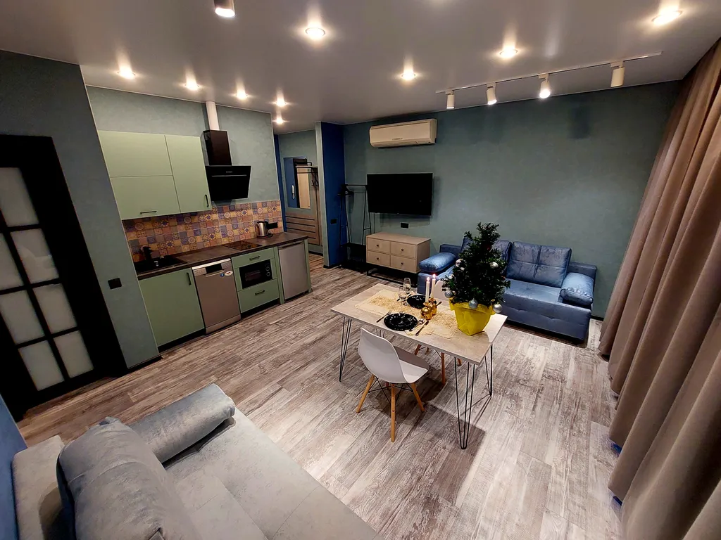 Апартамент в центре в парке на речке