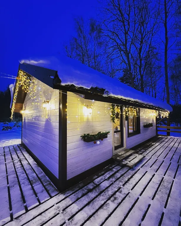 Коттедж Дом Чудо с горячей купелью и дровяной печью — Тимково