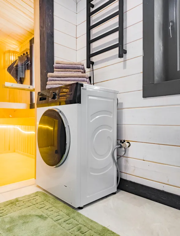 Дом c сауной и видом на лес