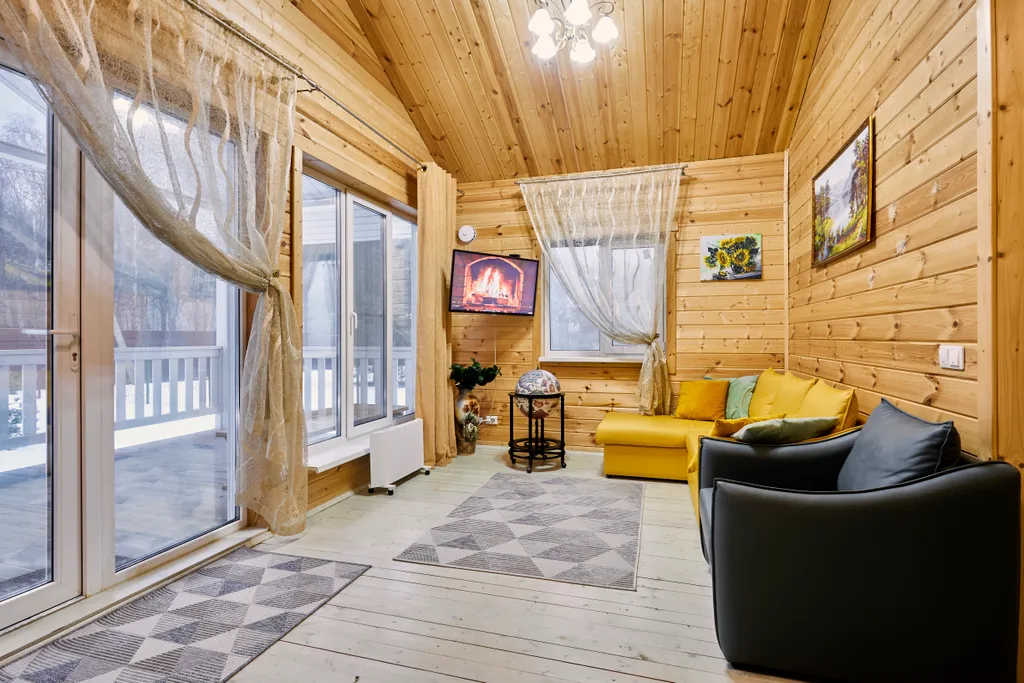 Коттедж Дом с сауной у Залива — Зеленая Роща