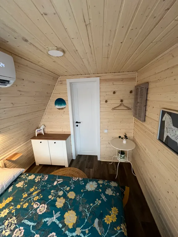 Коттедж Коттедж Уютный Афрейм с бассейном и баней — Горячий Ключ