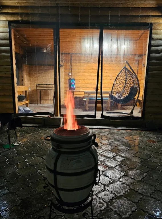 Коттедж Загородный дом "Тотем Камчатка" с термальным бассейном, баней и чаном — Термальный