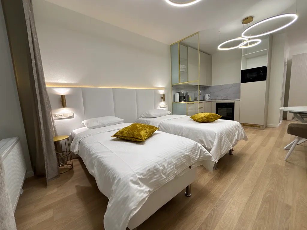 Студия на 17 этаже ЖК Repin Towers