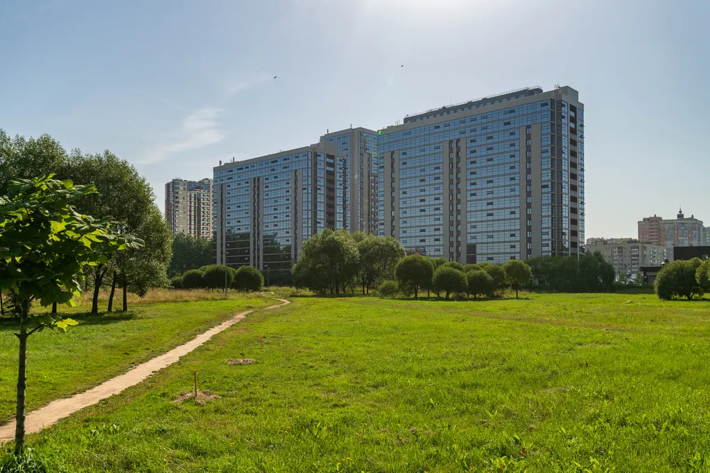 Квартира Квартира Просторная евродвушка недалеко от аэропорта Пулково — Санкт-Петербург