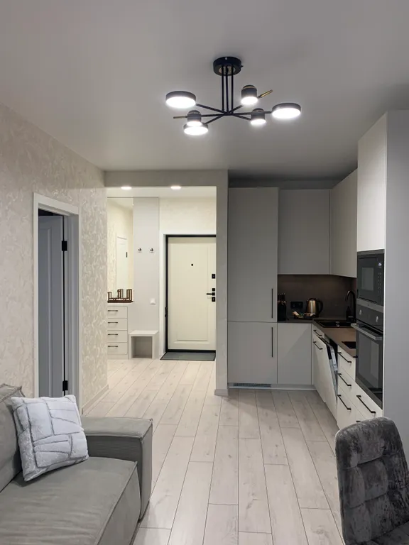 Квартира Квартира Уютная евро двушка в 10 минутах от Верхнего озера Вся мебель и техника — Калининград