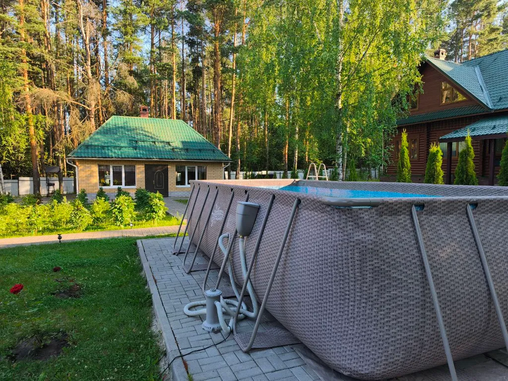 Эко-сруб у озер с сибирским чаном