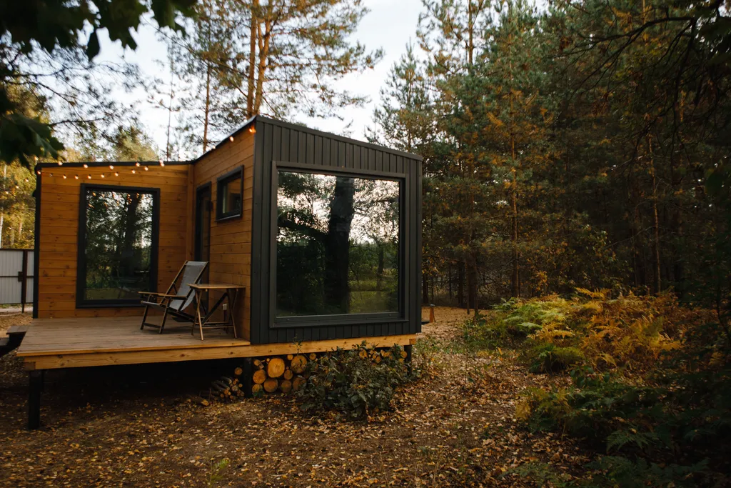 Дом Скандинавия Лес