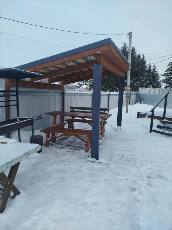 Дом с баней и панорамными окнами на первой линии