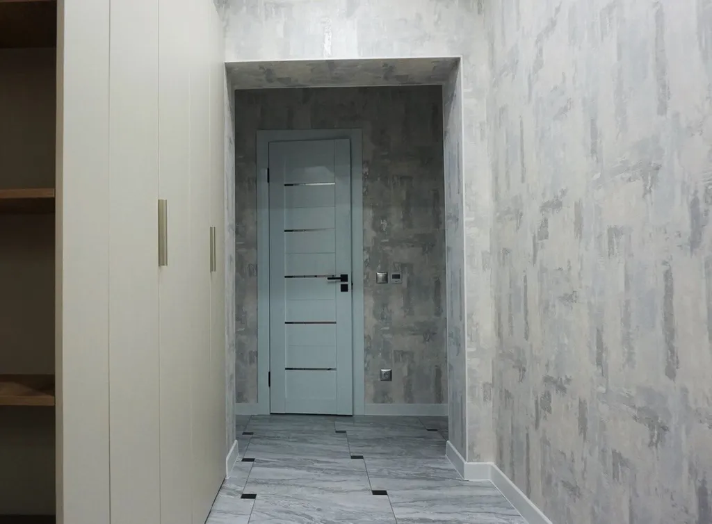 Стильная двушка с яркой кухней