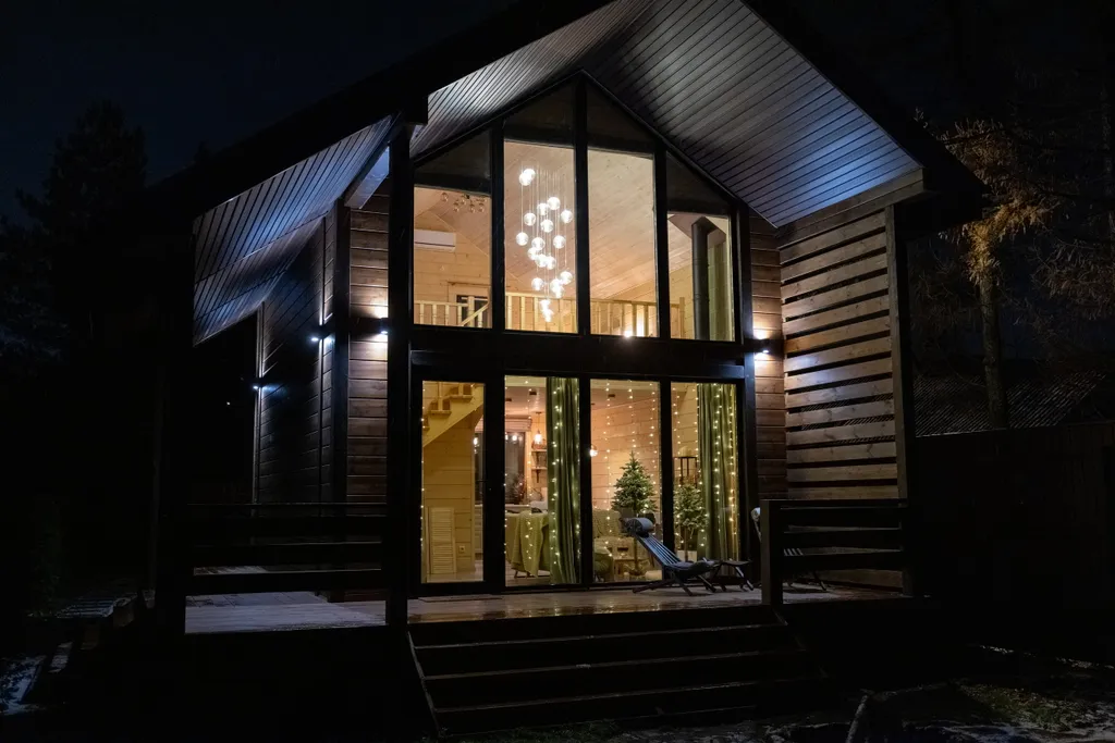 Дом с камином