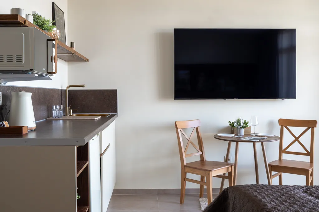 Квартира Апартаменты с балконом с панорамным видом и бассейном — Сириус