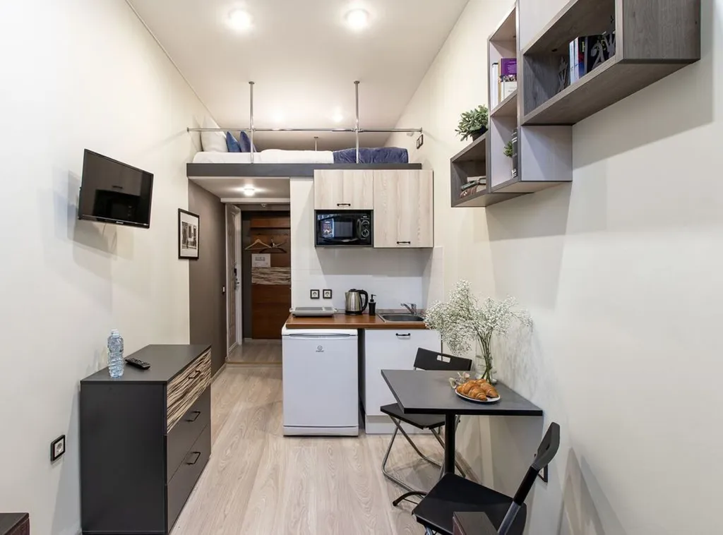 Квартира Квартира Двухъярусная студия на Васильевском острове — Санкт-Петербург