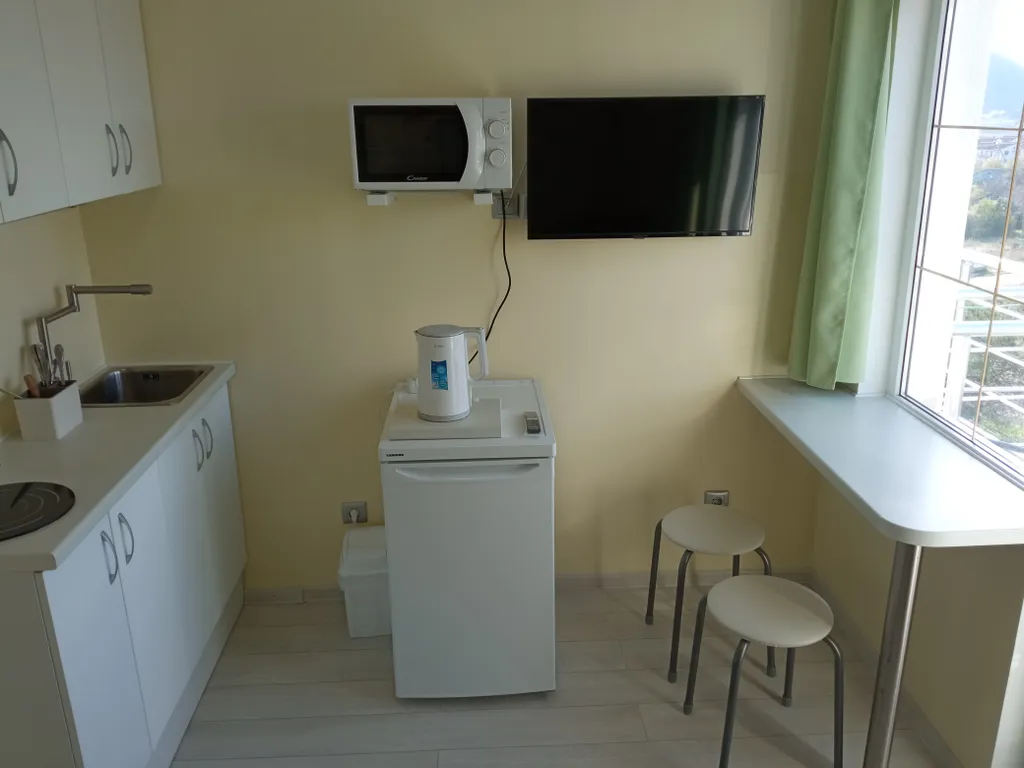 Уютные двухместные апартаменты в 80 метрах от моря с видом на горы