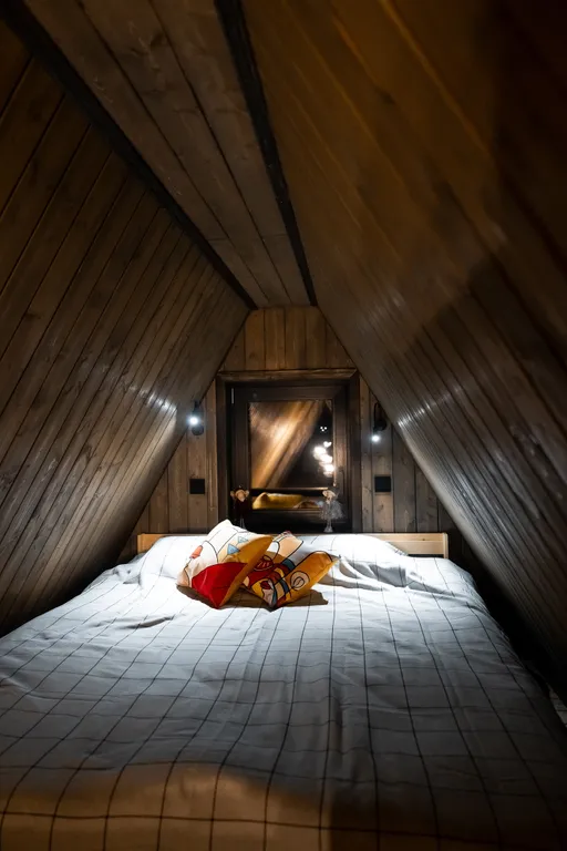 Дом А-Фрейм с террасой №3