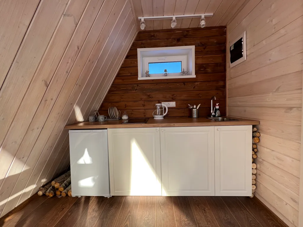 Шале с панорамным видом у реки