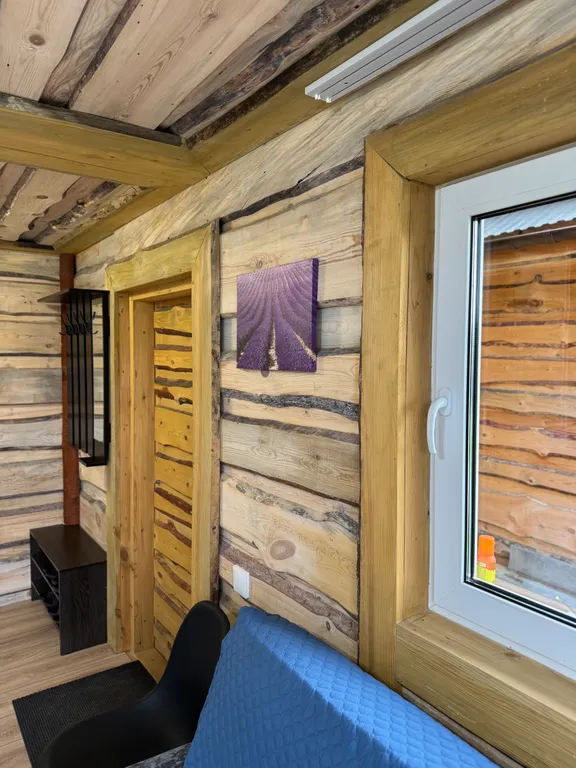 Дом с баней в лесу