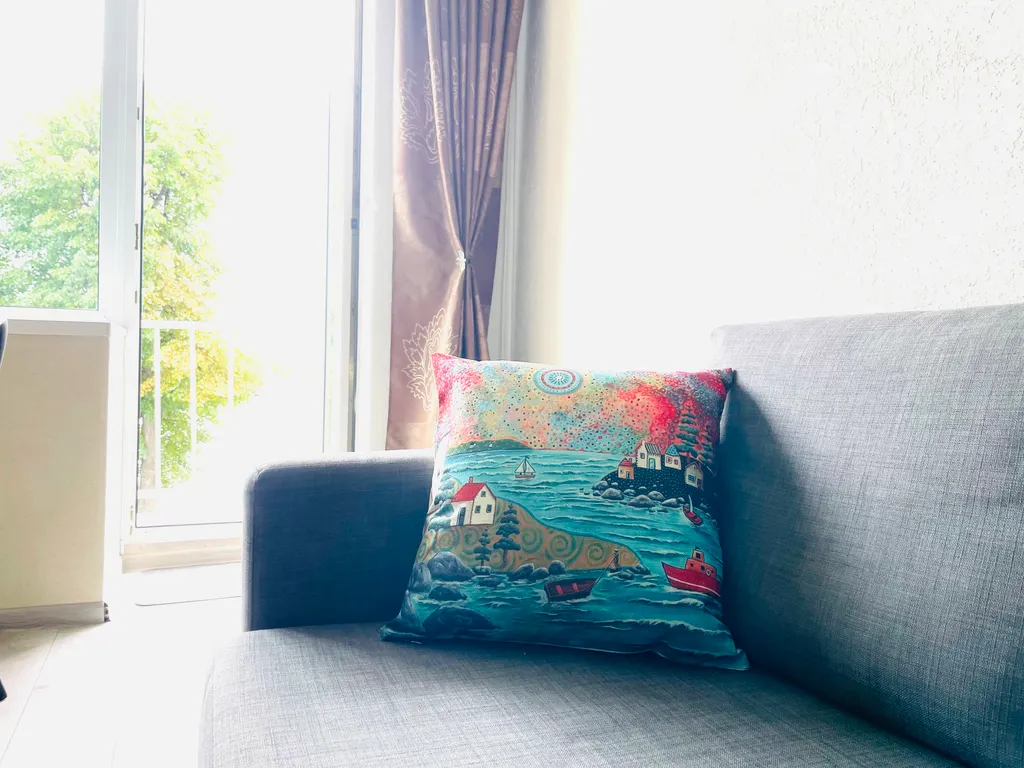 Уютная квартира с видом на реку Волга в центре