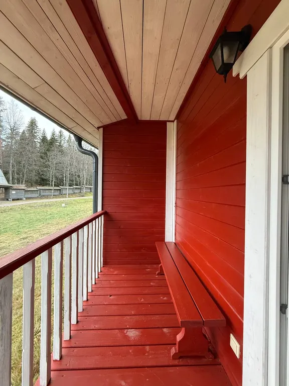 Норвежская деревня с двухспальной кроватью