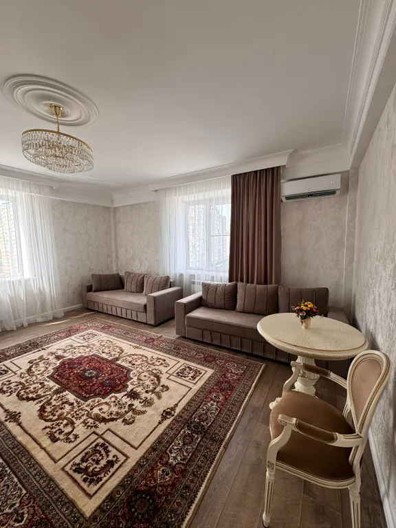 С видом на море уютная, новая квартира возле Анжи-Арены