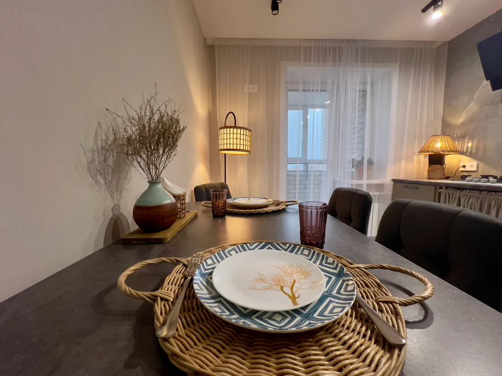 Стильная уютная однушка в 10 минутах от центра