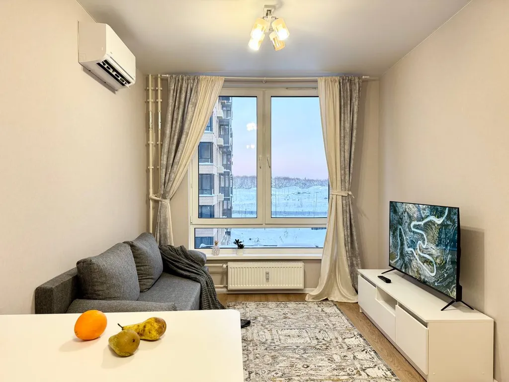 Уютная евро-двухкомнатная квартира в Лайково