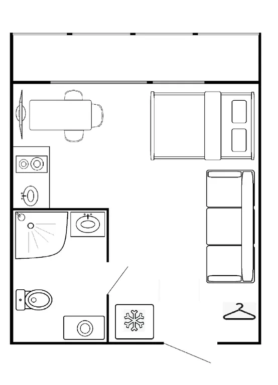 Квартира-студия рядом с аквапарком