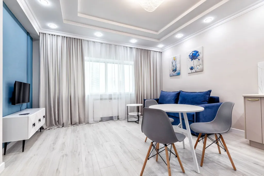 Элитные апартаменты с панорамным видом из окна в самом центре столицы