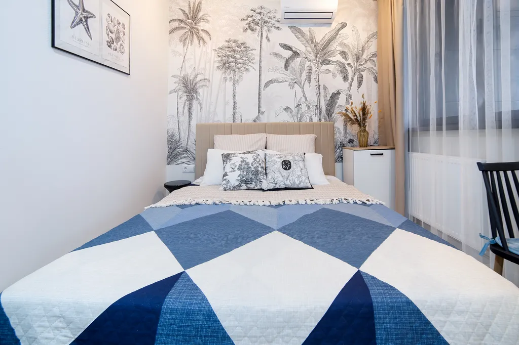 Стильная уютная инстаграммная студия "тропики" в элитном жк