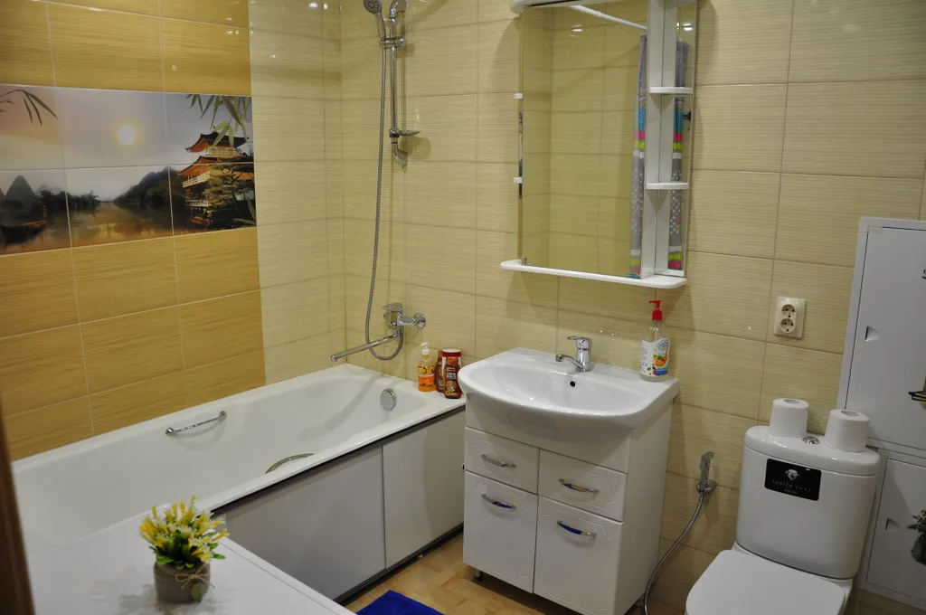 Уютная студия с 1 отдельной спальней в центре с видом на море