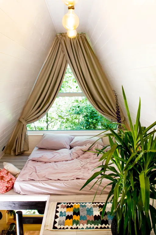 Уютный эко-домик А-фрейм