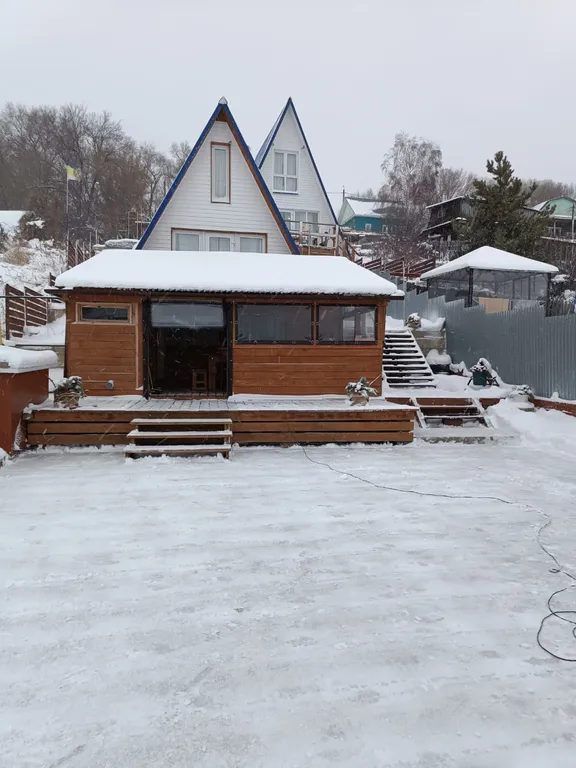 Коттедж Дом с удобствами на берегу реки Волги со своим причалом — аренда посуточно в Сызрань