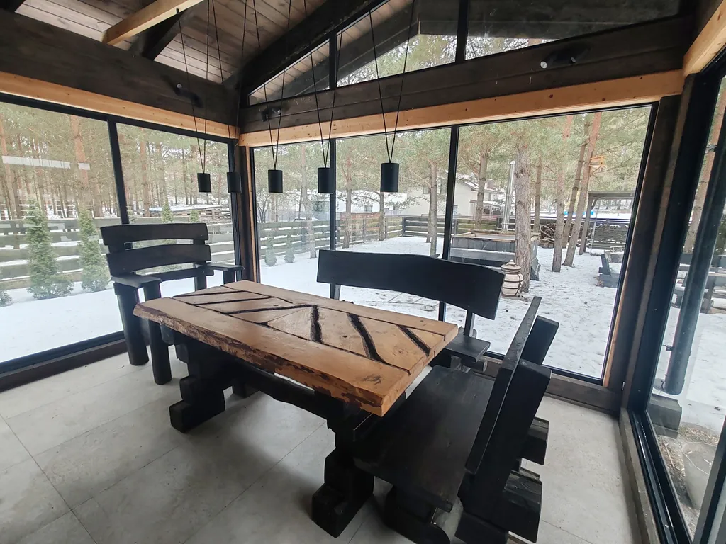 Уникальный домик с баней в лесу и тишине