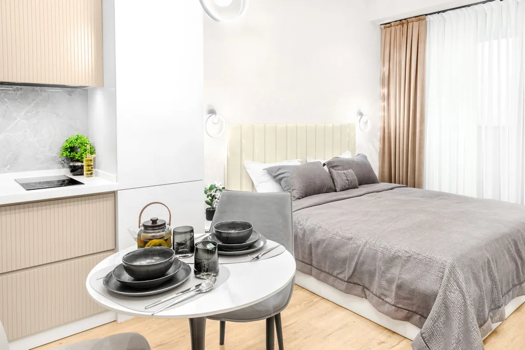 Квартира студия в центре NRG U-Tower — 18 этаж