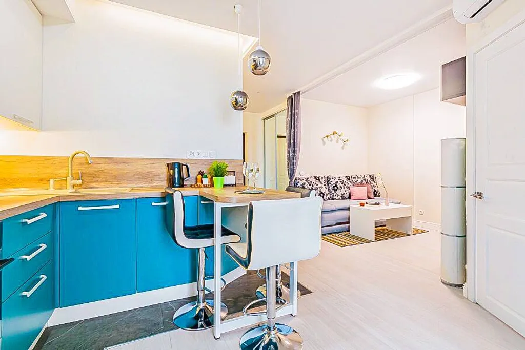 Просыпайтесь с видом на город, дизайнерские апартаменты