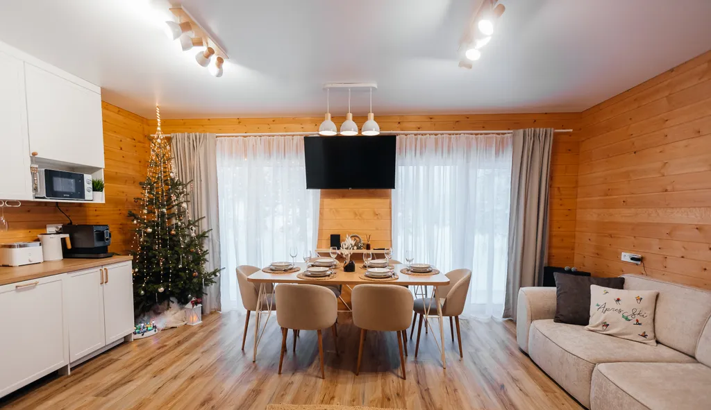 Дом с сауной и видом на горы