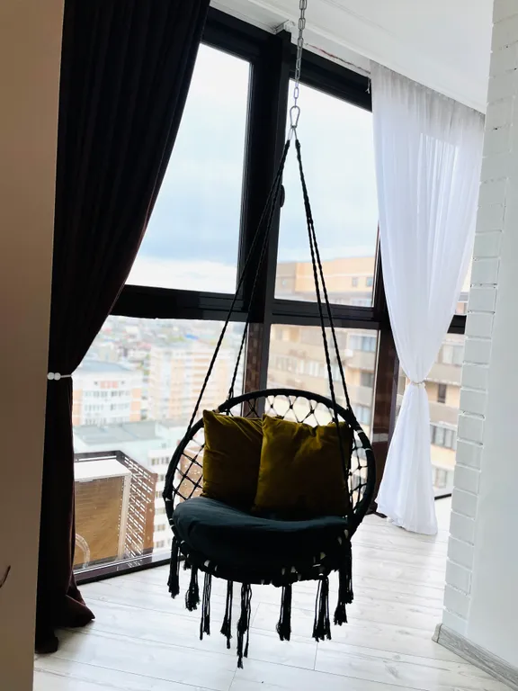 Квартира Квартира Шикарная видовая евродвушка 24 этаж в ЖК Маршал — Краснодар