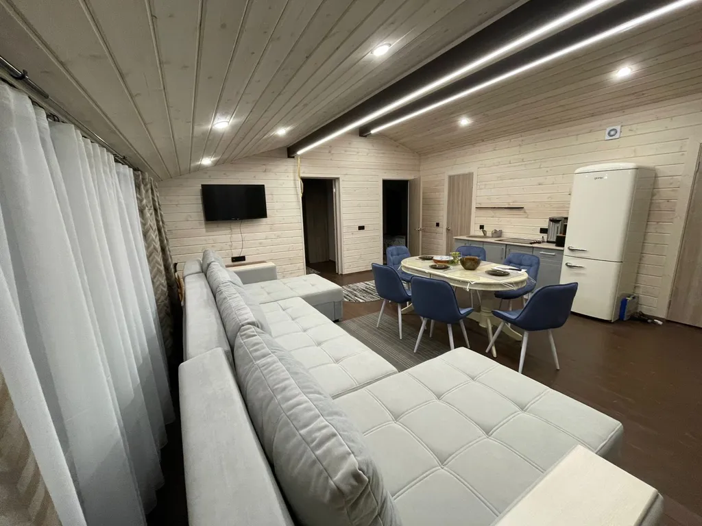 Коттедж Уютный домик на базе отдыха глэмпинге Салтыковские бани - Мир пара — Ганусово