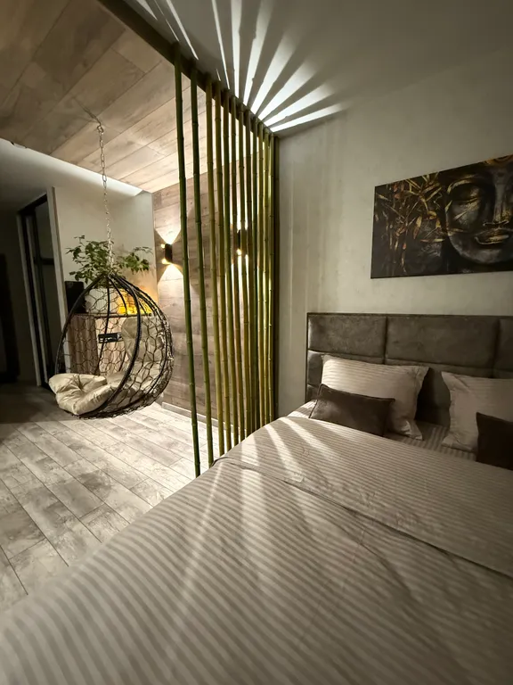 Уютная студия рядом с лесом