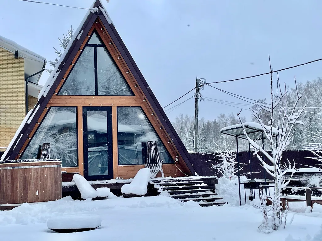 Коттедж Уютный дом афрейм рядом с лесом, близко от города — Марьино