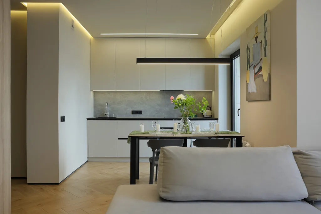 Квартира-студия-люкс с шикарным видом на город